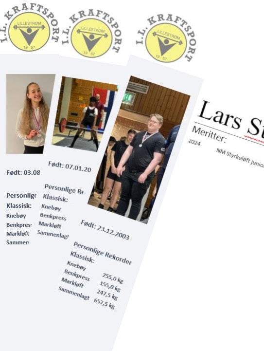 Flere nye medaljer til IL Kraftsport
